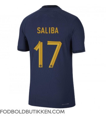 Frankrig William Saliba #17 Hjemmebanetrøje VM 2022 Kortærmet